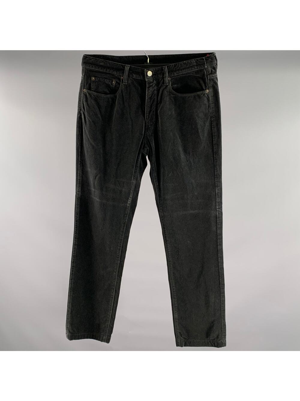 MASSIMO ALBA Size 32 Grey Velvet Cotton Pants